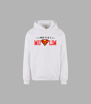 Super Muslim Sprüche Hoodie | Lockres Unisex-Feeling