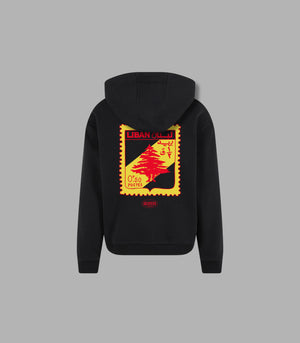 Lebanon Stamp Premium Street Hoodies for Cultural Expression