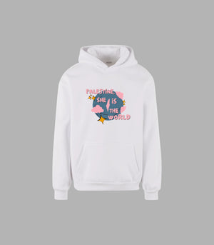 She Is the World Hoodies Women | Streetwear Queens