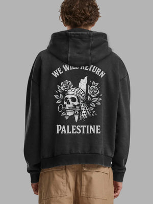 Oversized Hoodie Return Palestine Vintage – Big Vibes Energy