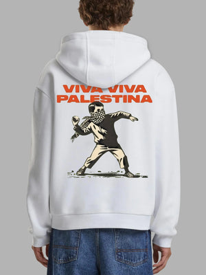 Großer Hoodie Viva Palestina – Lässiger Oversize-Comfort