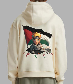 Hoodie bedruckt Naruto Palestine | Relaxed Fit, coole Streetwear