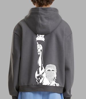 We Stand Palestine Oversized Kapuzenpullover – Vintage Style