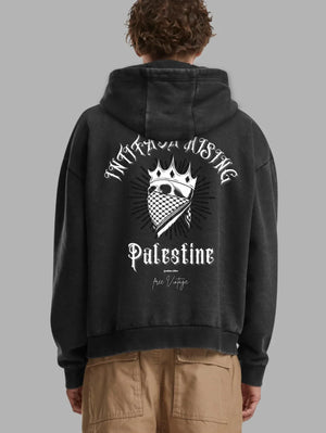 Intifada Rising Vintage Kapuzenpullover | Gönn dir den Look