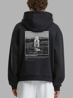 Handala Tribute Hoodie Modern | Arabian Vibes
