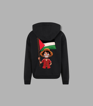 Anime Hoodie Luffy of Palestine | Arabian Vibes