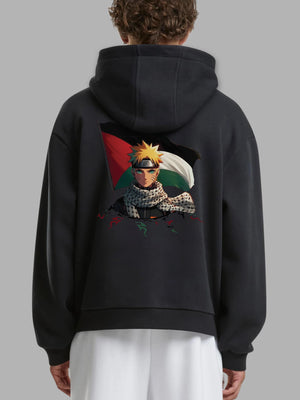 Hoodie bedruckt Naruto Palestine | Relaxed Fit, coole Streetwear