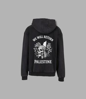 Oversized Hoodie Return Palestine Vintage – Big Vibes Energy