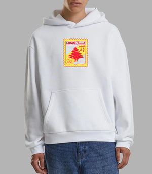 Lebanon Stamp Premium Street Hoodies for Cultural Expression