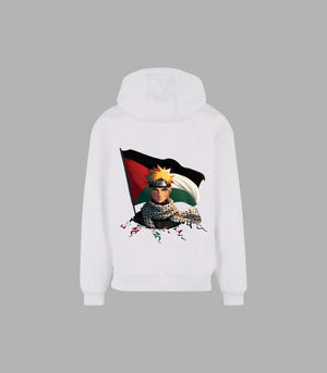 Hoodie bedruckt Naruto Palestine | Relaxed Fit, coole Streetwear