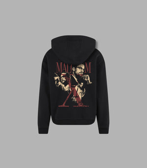 Malcolm X Hoodie in Black – Streetwear Must-Have