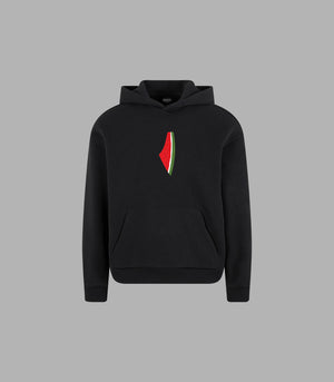 Statement Hoodies Palestine Map "Resist" Watermelon Design