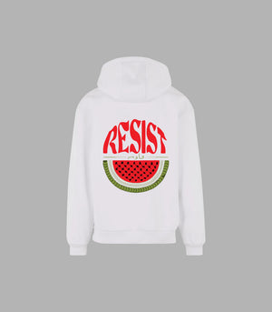 Statement Hoodies Palestine Map "Resist" Watermelon Design
