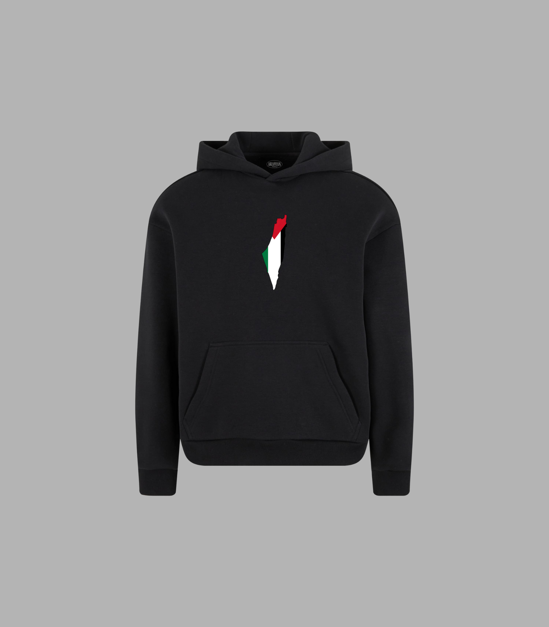 Hoodie Palestine Flag Map | Arabian Vibes