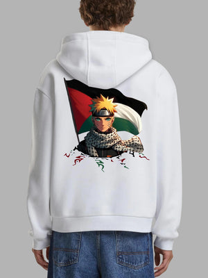 Hoodie bedruckt Naruto Palestine | Relaxed Fit, coole Streetwear