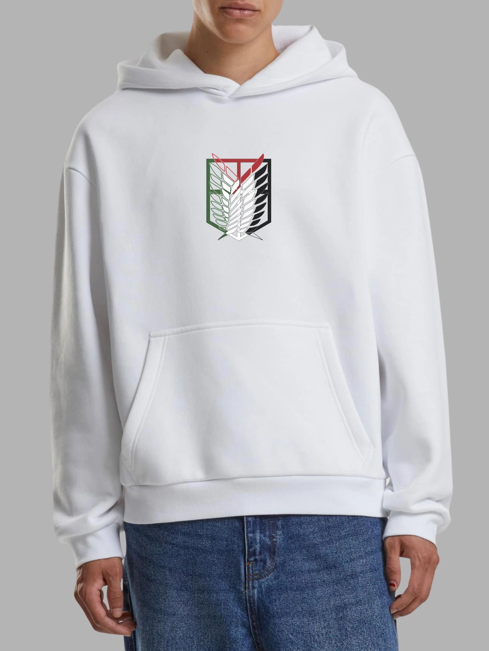 Hoodie Streetwear Attack on Titan Palestine Edition | Arabian Vibes