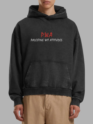 Streetwear Oversized Hoodie - Straight Outta Palestine