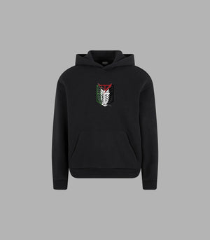 Hoodie Streetwear Attack on Titan Palestine Edition | Arabian Vibes