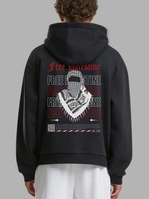 Free Palestine Hoodie Masked Streetwear | Arabian Vibes