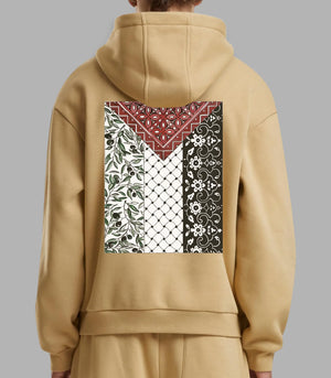 Blossom of Palestine Hoodie mit Blumenprint – Lässig & Stylisch