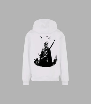 Arabic Poetry Hoodie in White | Streetwear Style