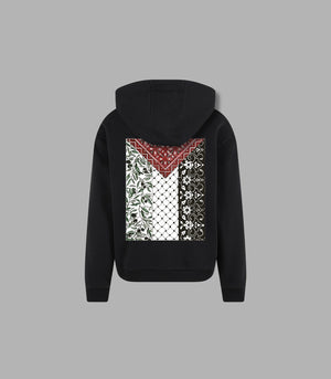 Blossom of Palestine Hoodie mit Blumenprint – Lässig & Stylisch