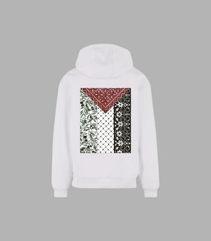 Blossom of Palestine Hoodie mit Blumenprint – Lässig & Stylisch