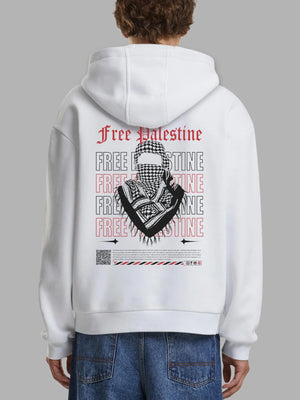 Free Palestine Hoodie Masked Streetwear | Arabian Vibes