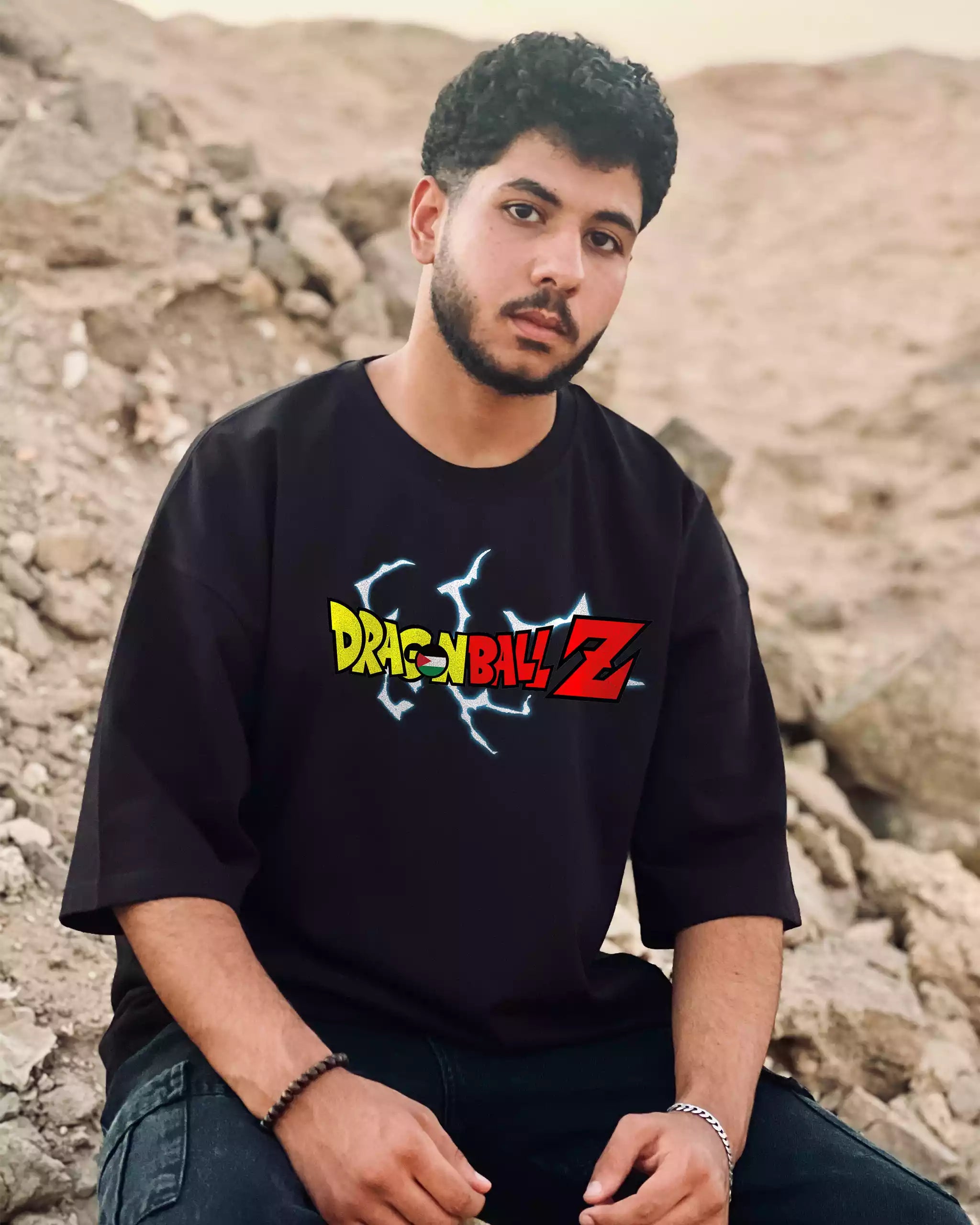 Dragon Ball Z Palästina T-Shirt weit | Oversize Style