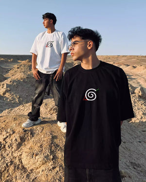 Anime T-Shirt Oversize – Naruto Palestine Tee | Arabian Vibes