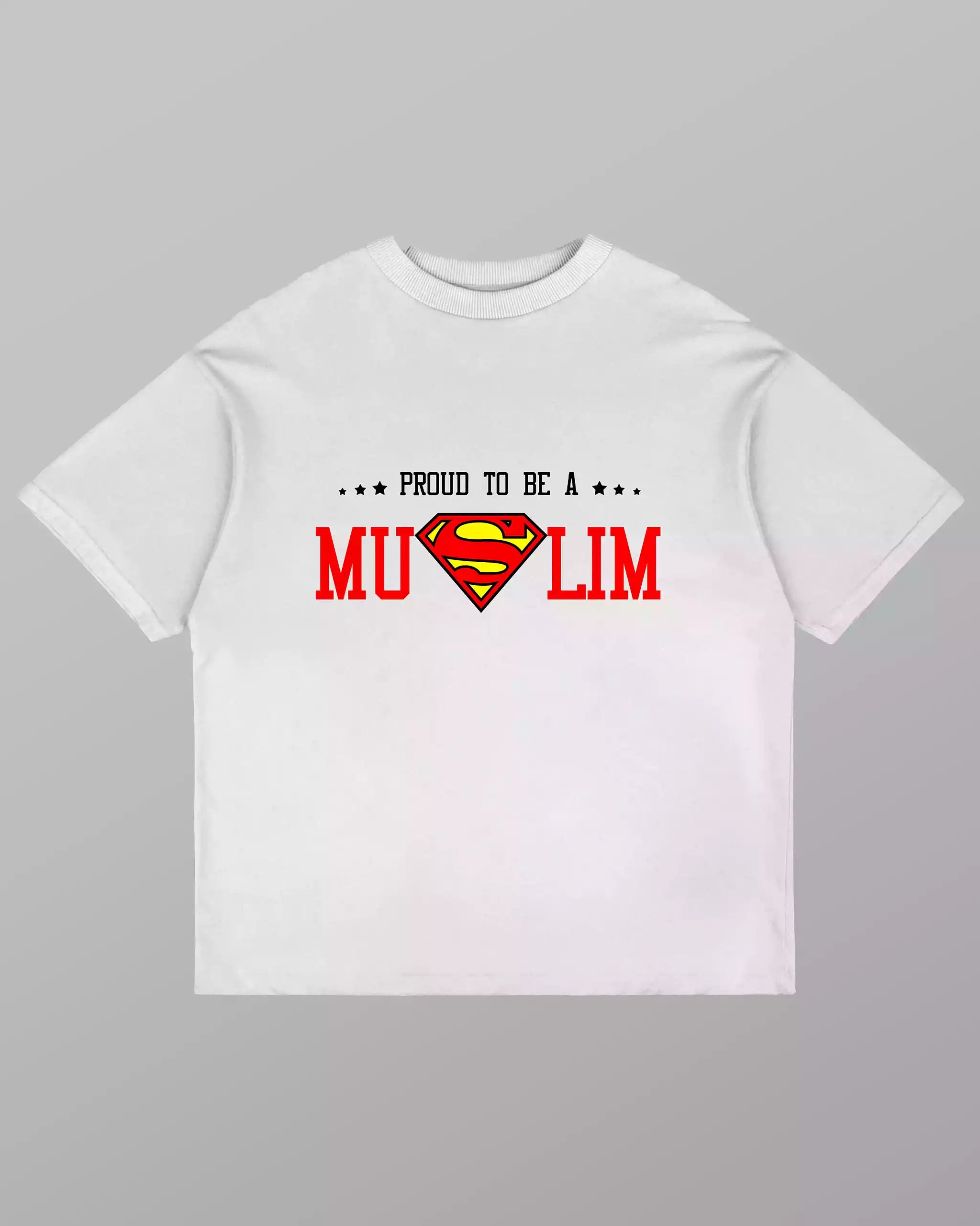 Oversized T-Shirt Proud To Be Muslim | Comfy & Bold Vibes