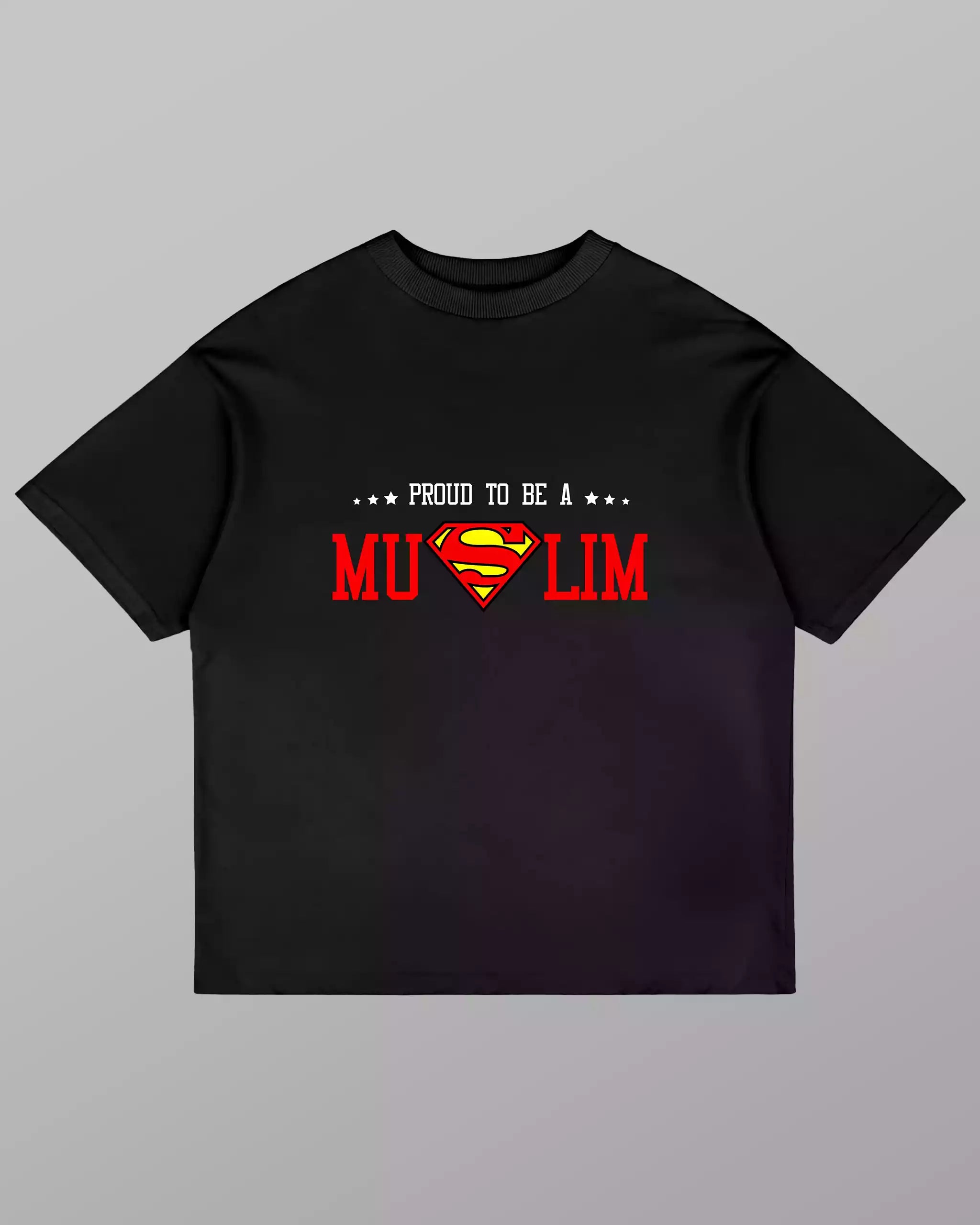 Oversized T-Shirt Proud To Be Muslim | Comfy & Bold Vibes