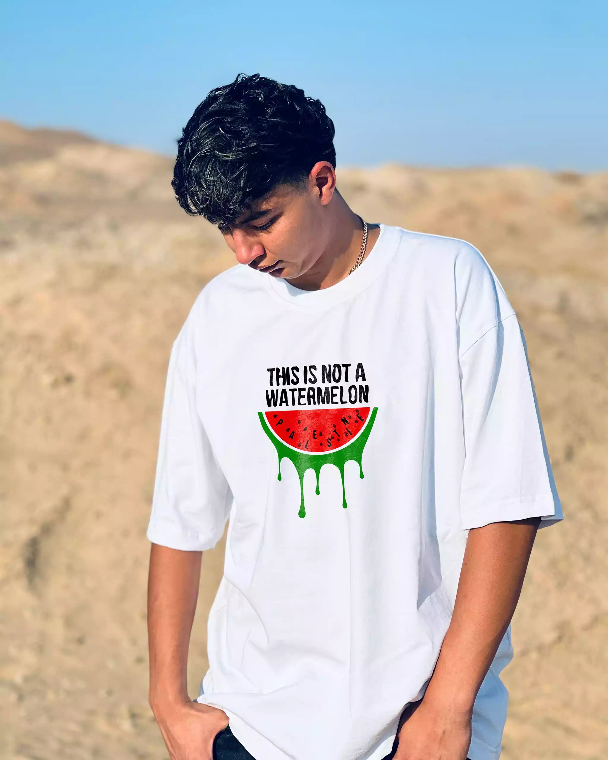 Palestinian Watermelon Oversized T-Shirt | Streetwear style