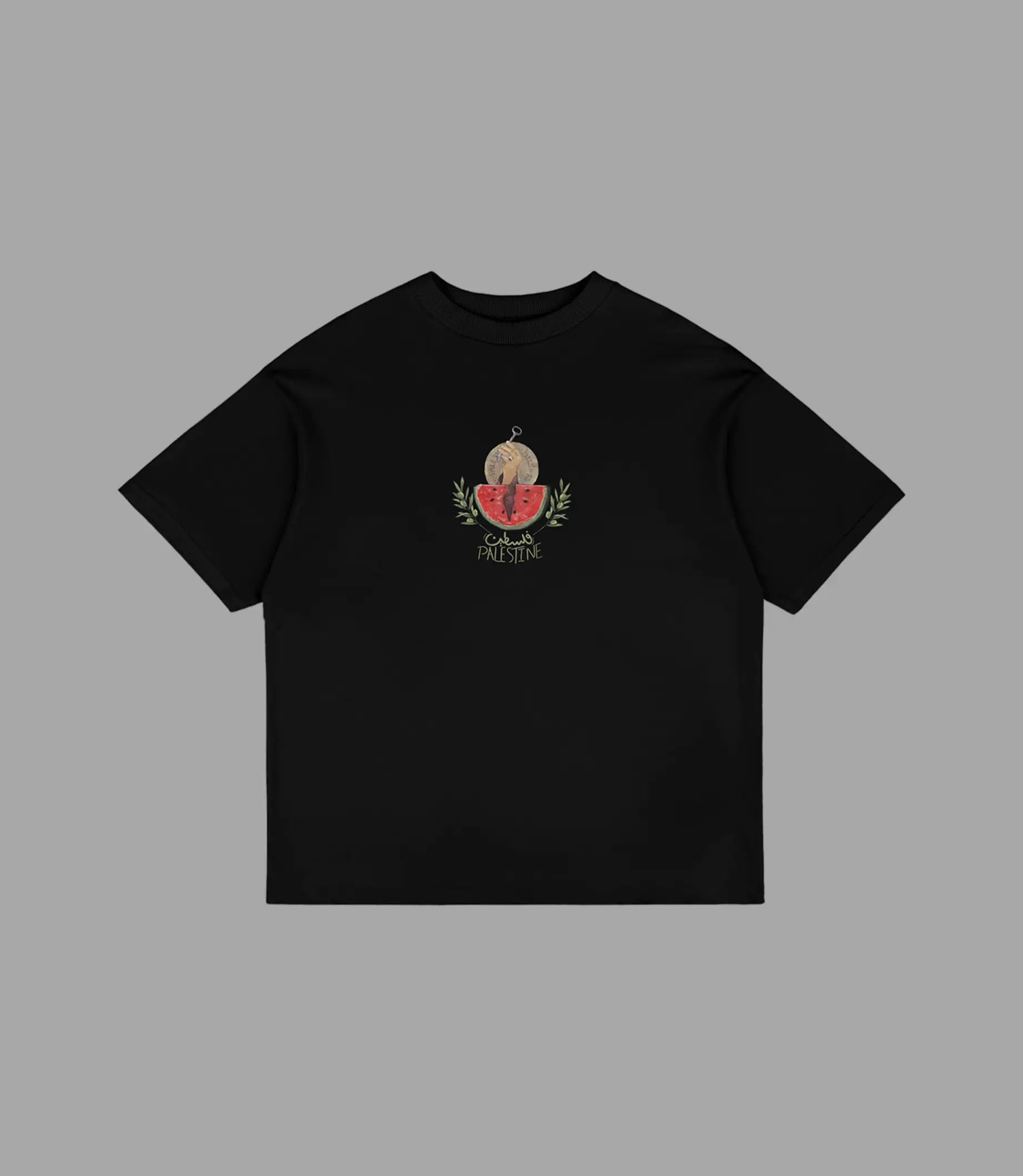 Key to Freedom Oversized T-Shirt | Heritage Palestine Vibes