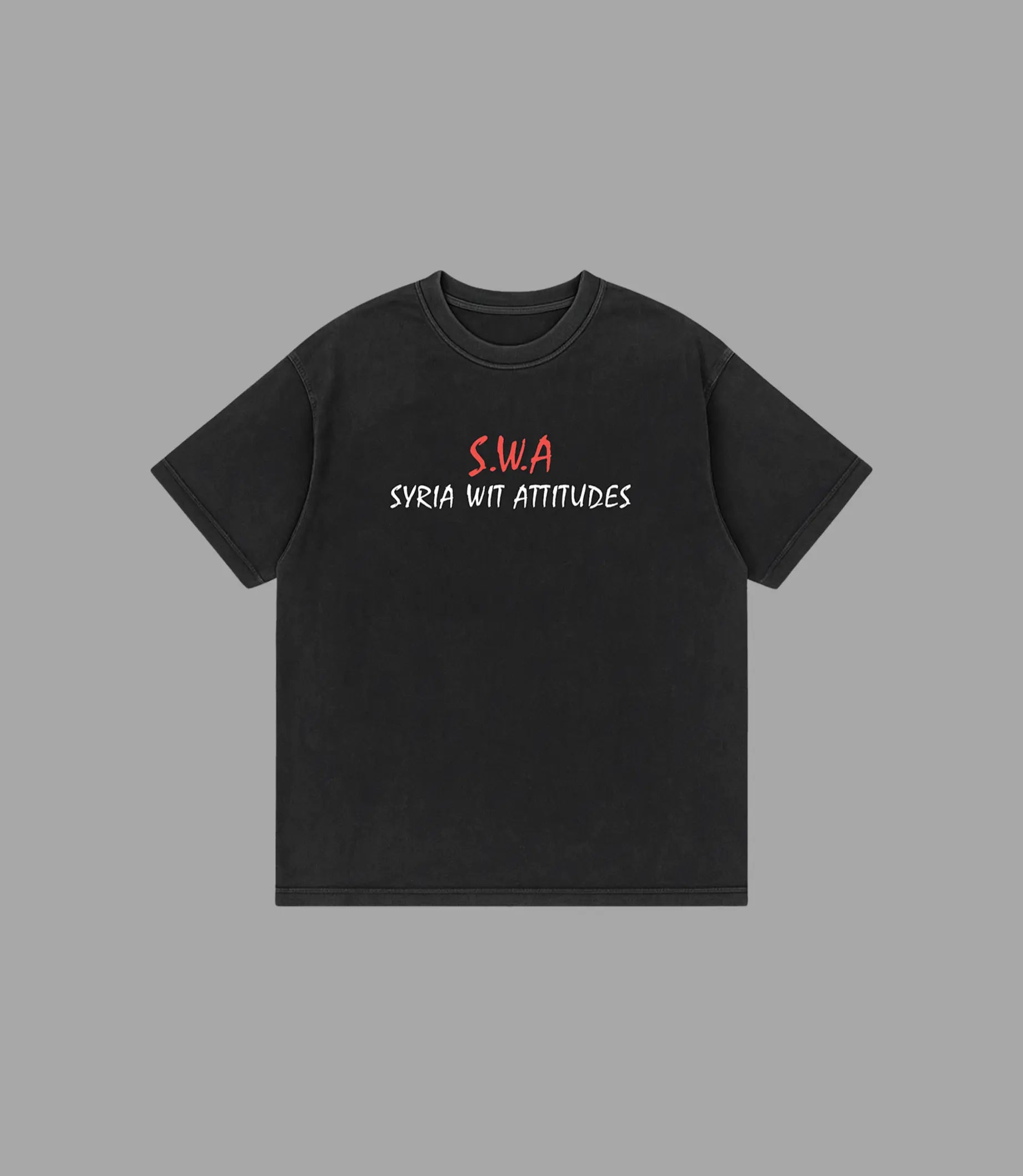 Vintage Straight Outta Syria T-Shirt - Streetwear Style