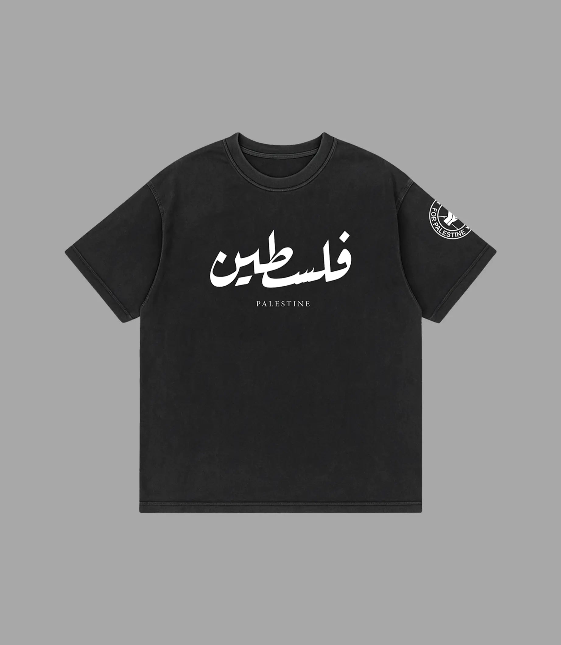 Vintage Palestine T-Shirt "We Stand" - Arabian Vibes
