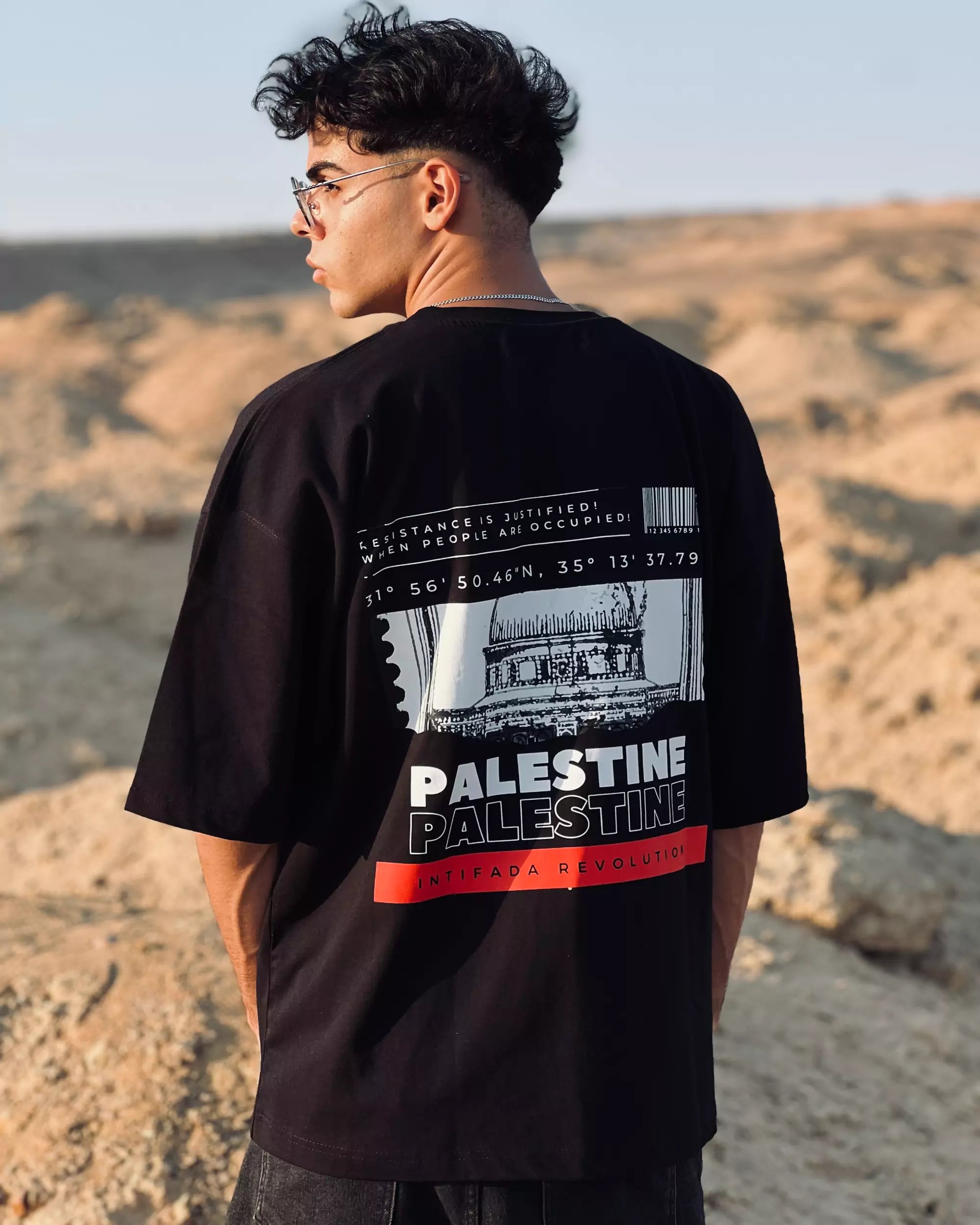 Palästina T-Shirt – Oversize Streetwear with Coordinates