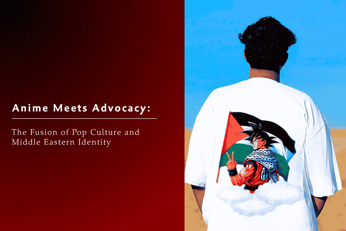 Tee Shirts Design: Anime x Middle Eastern Street Style