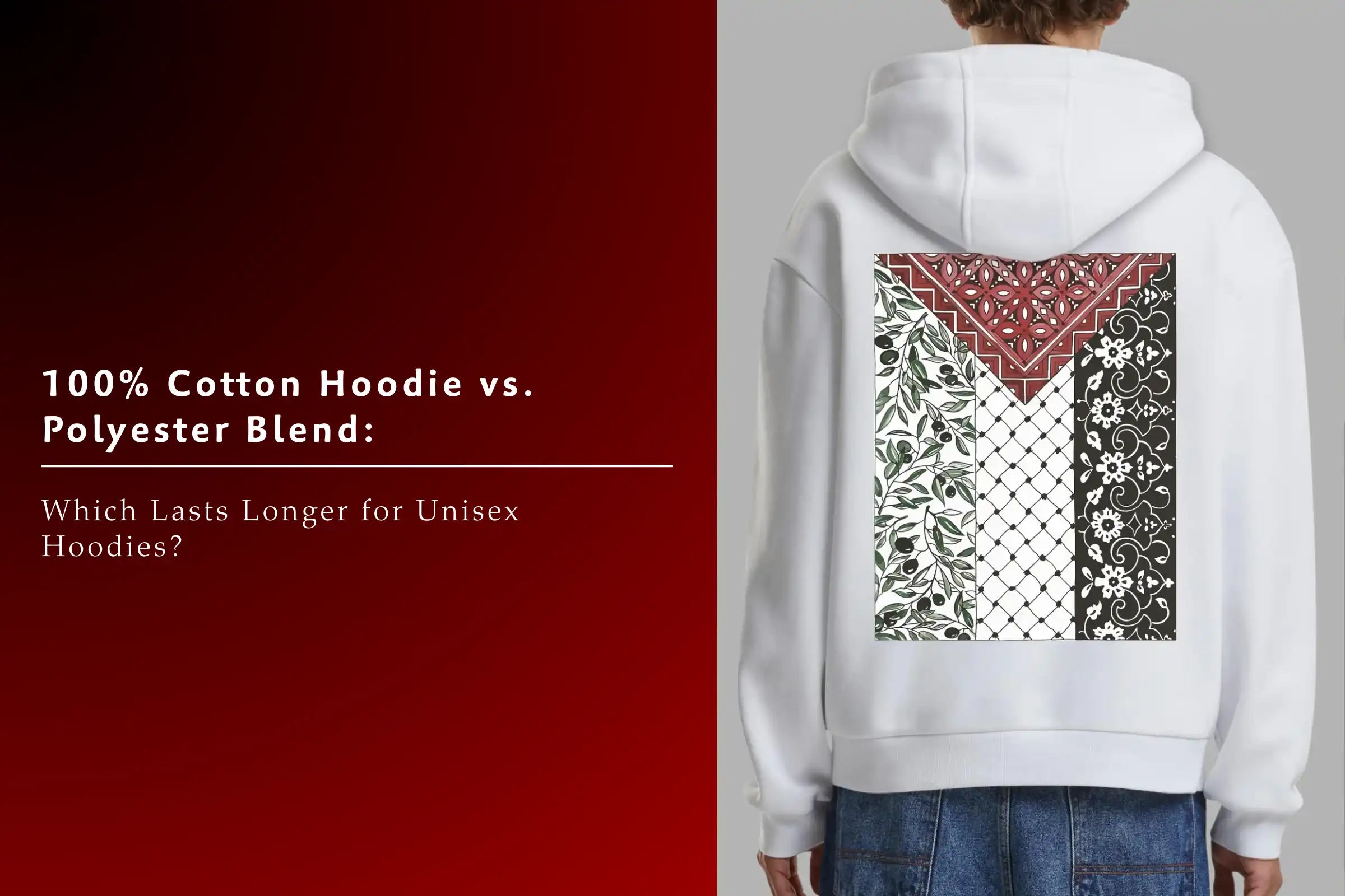 100% Cotton vs Polyester Blend Unisex Hoodies: Durability & Comfort 