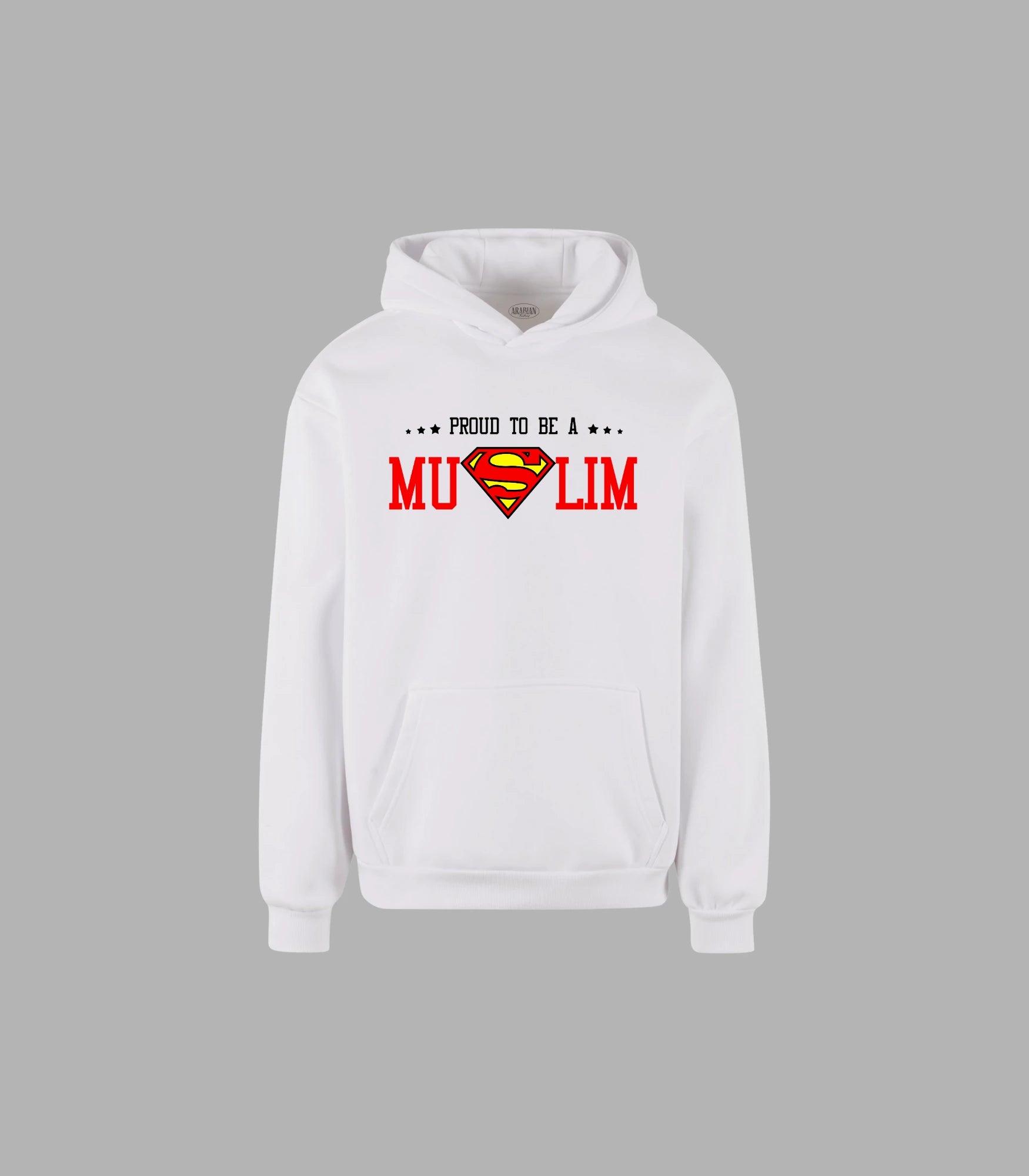 Super Muslim Sprüche Hoodie | Lockres Unisex-Feeling