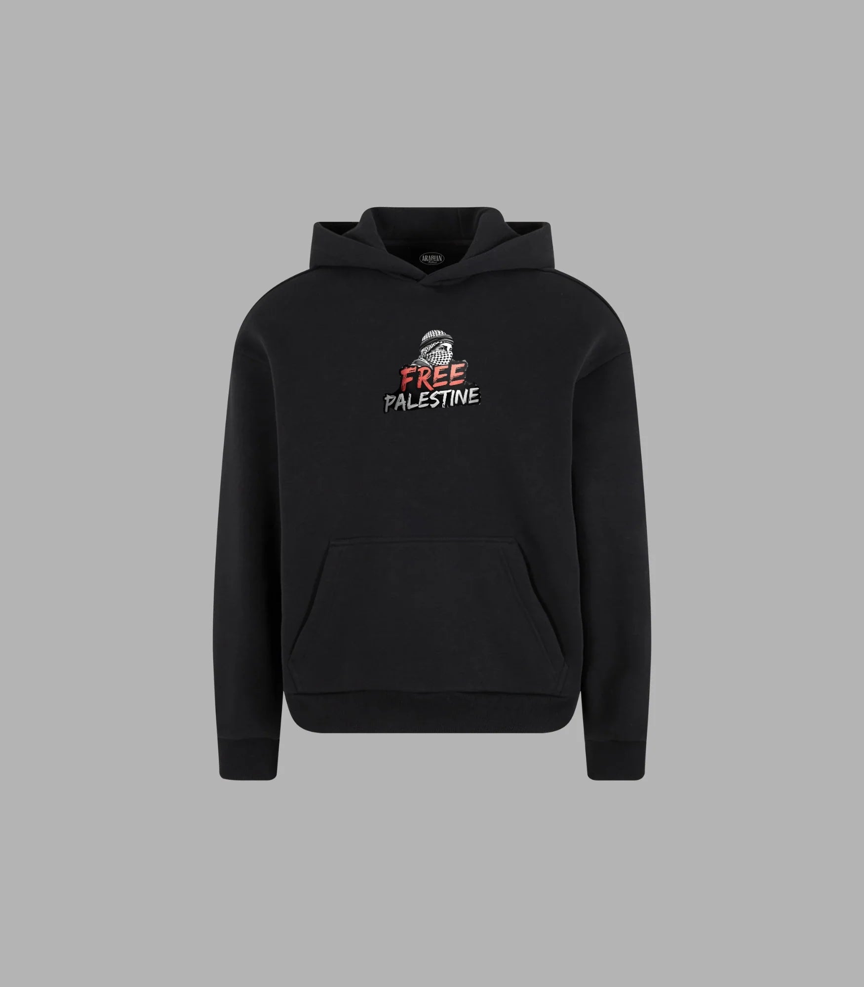 Großer Hoodie Viva Palestina – Lässiger Oversize-Comfort