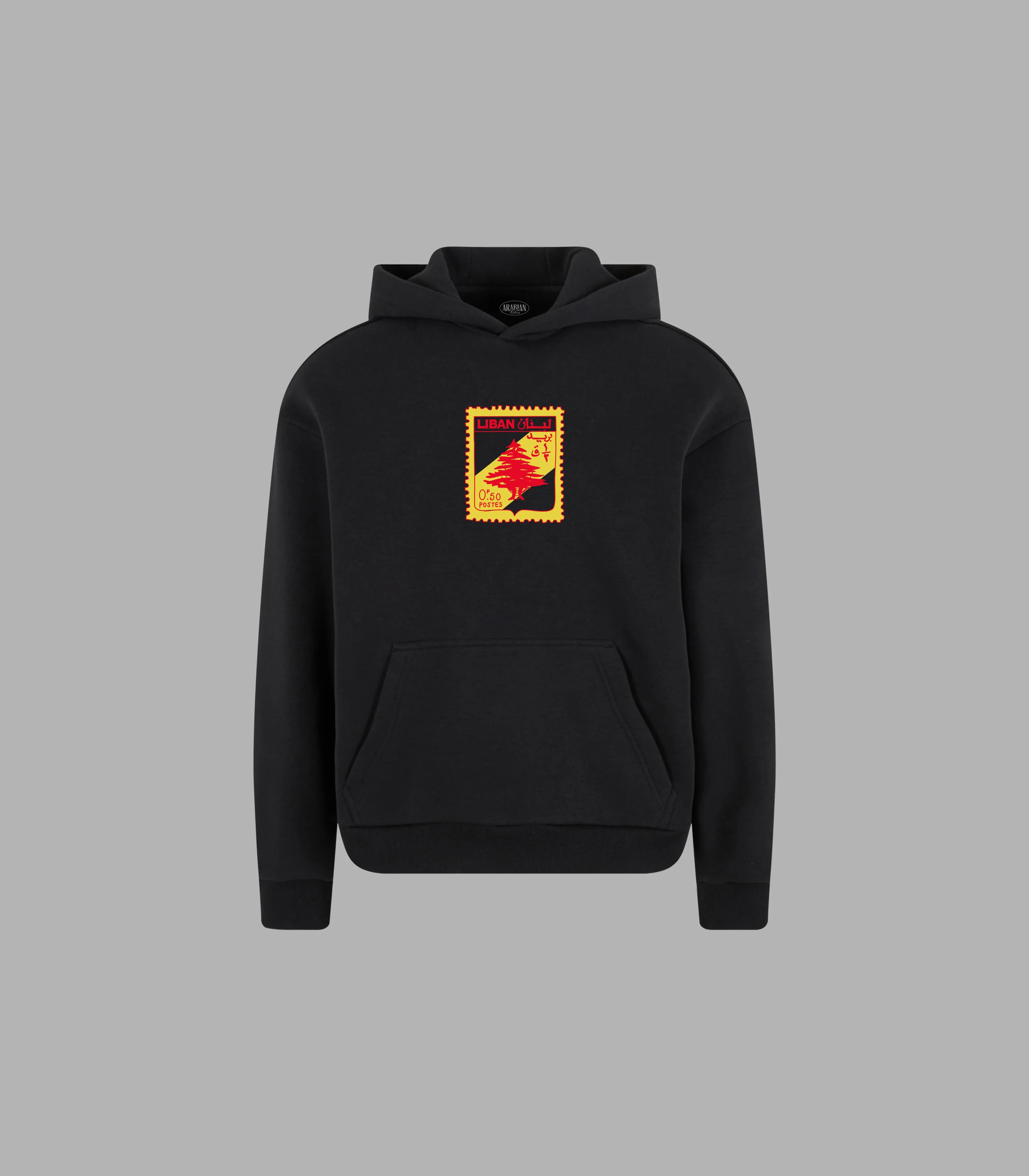 Lebanon Stamp Premium Street Hoodies for Cultural Expression