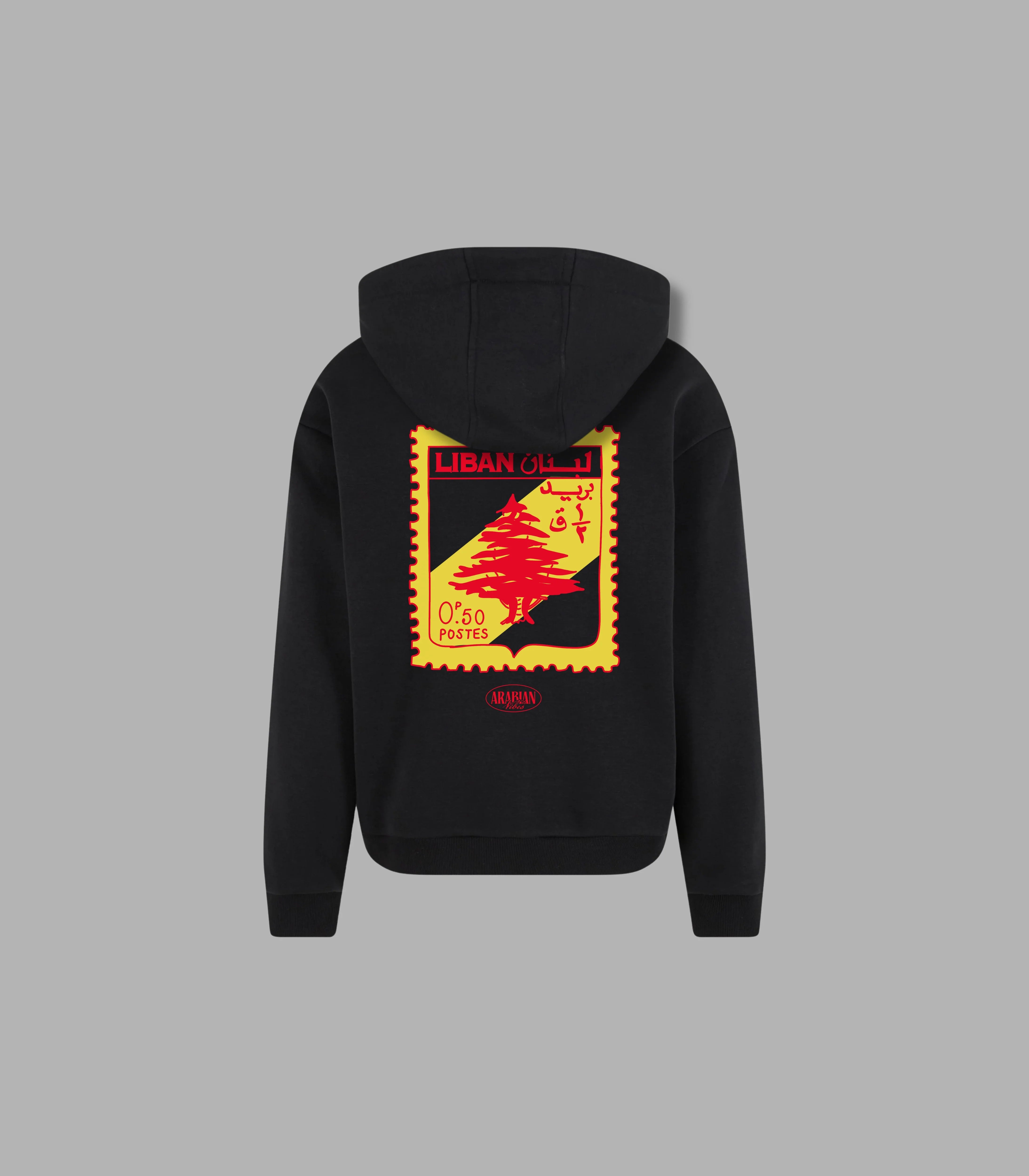 Lebanon Stamp Premium Street Hoodies for Cultural Expression