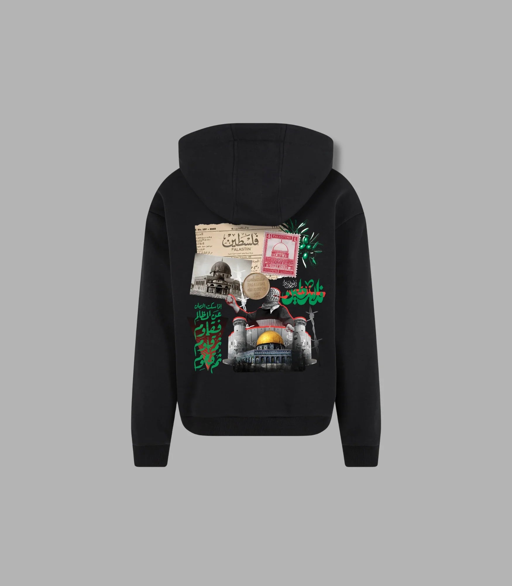 Echoes of Palestine Streetwear Hoodies | Arabian Vibes
