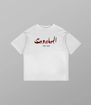 T Shirt Backprint Al-Sarout Tribute Oversized | Arabian Vibes