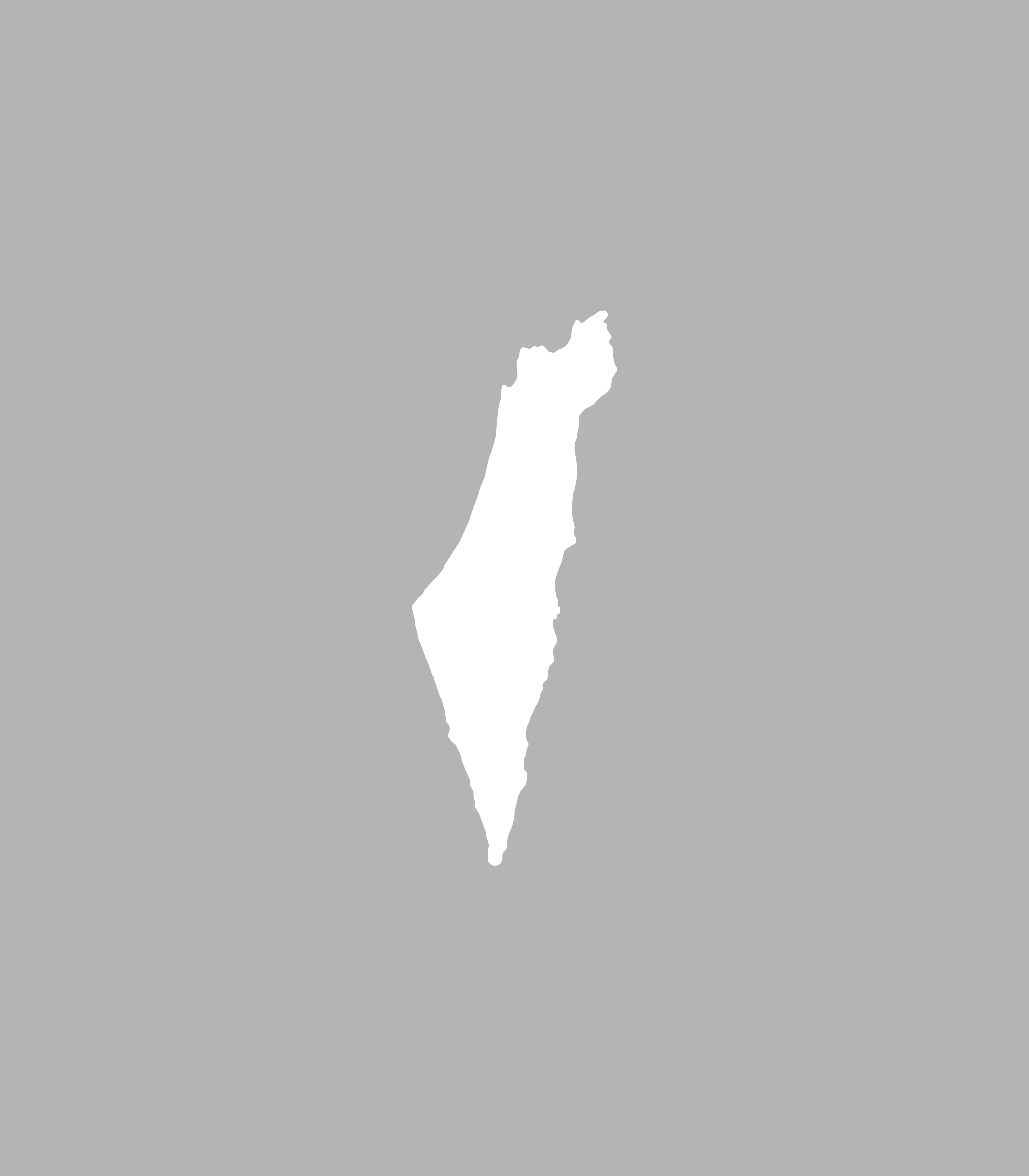 Classic Palestine Map Sticker