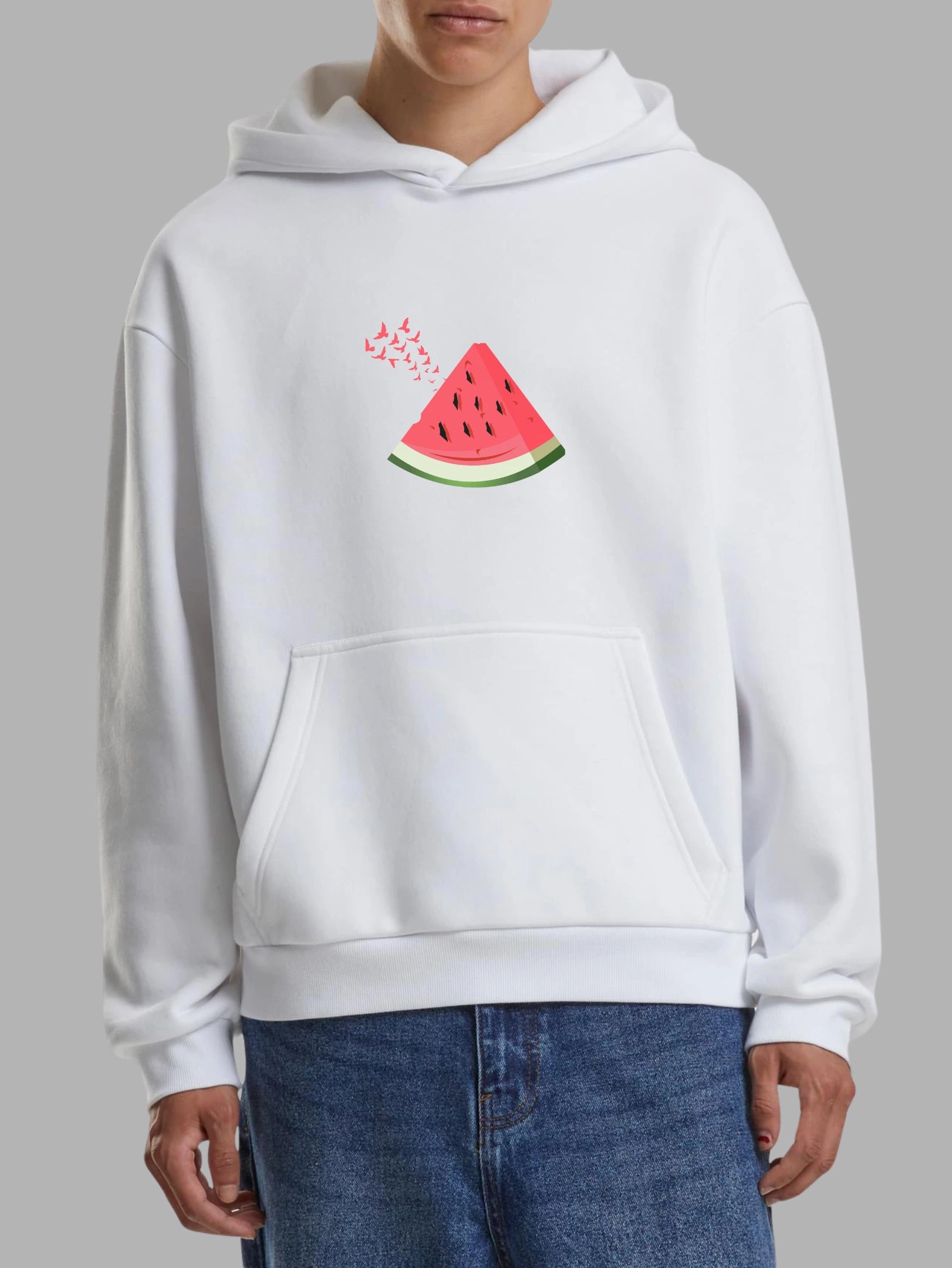 Freedom Palestine Watermelon & Birds Hoodie