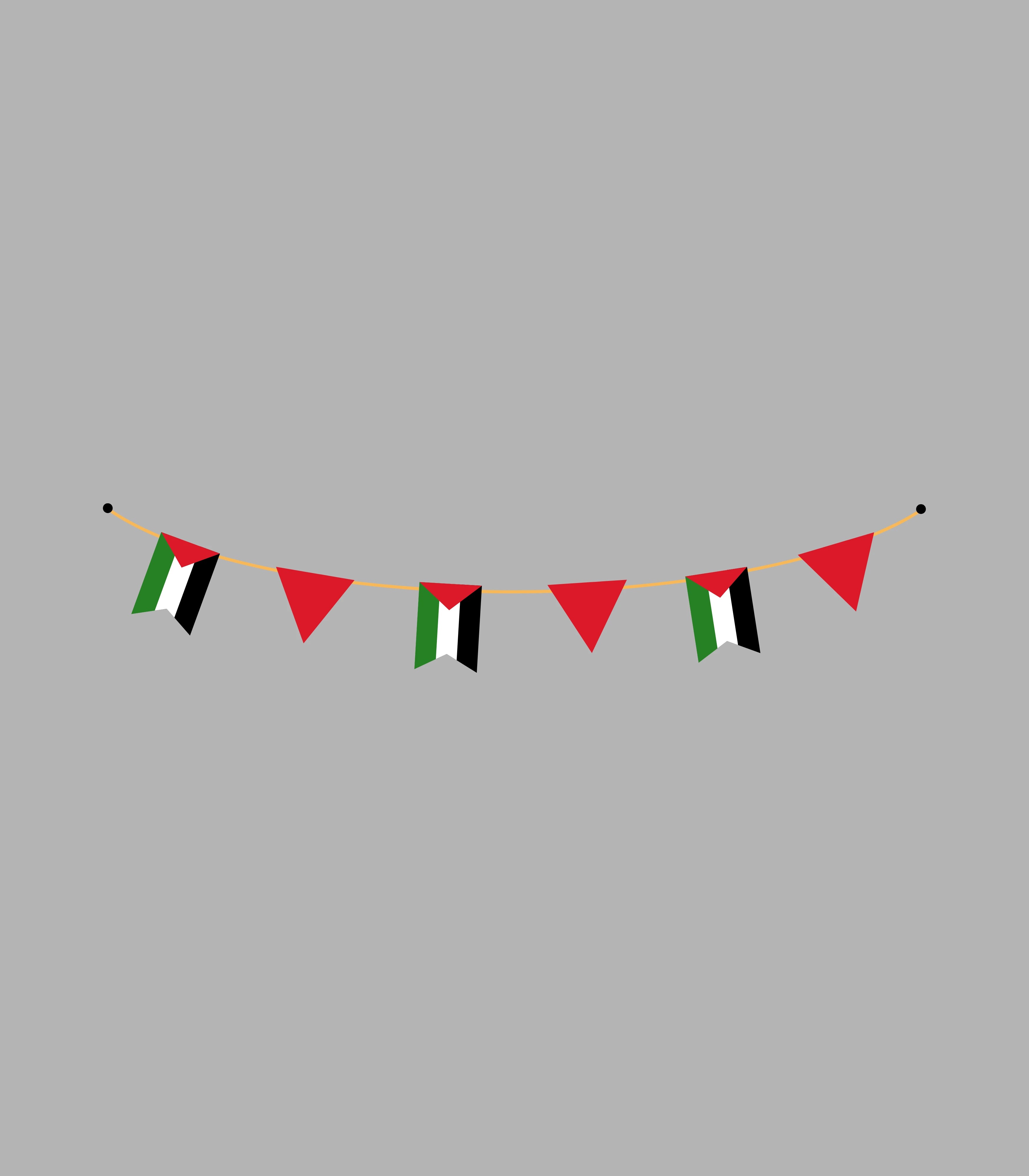 Palestine Flag Banner Decal