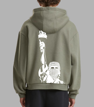 We Stand Palestine Oversized Kapuzenpullover – Vintage Style