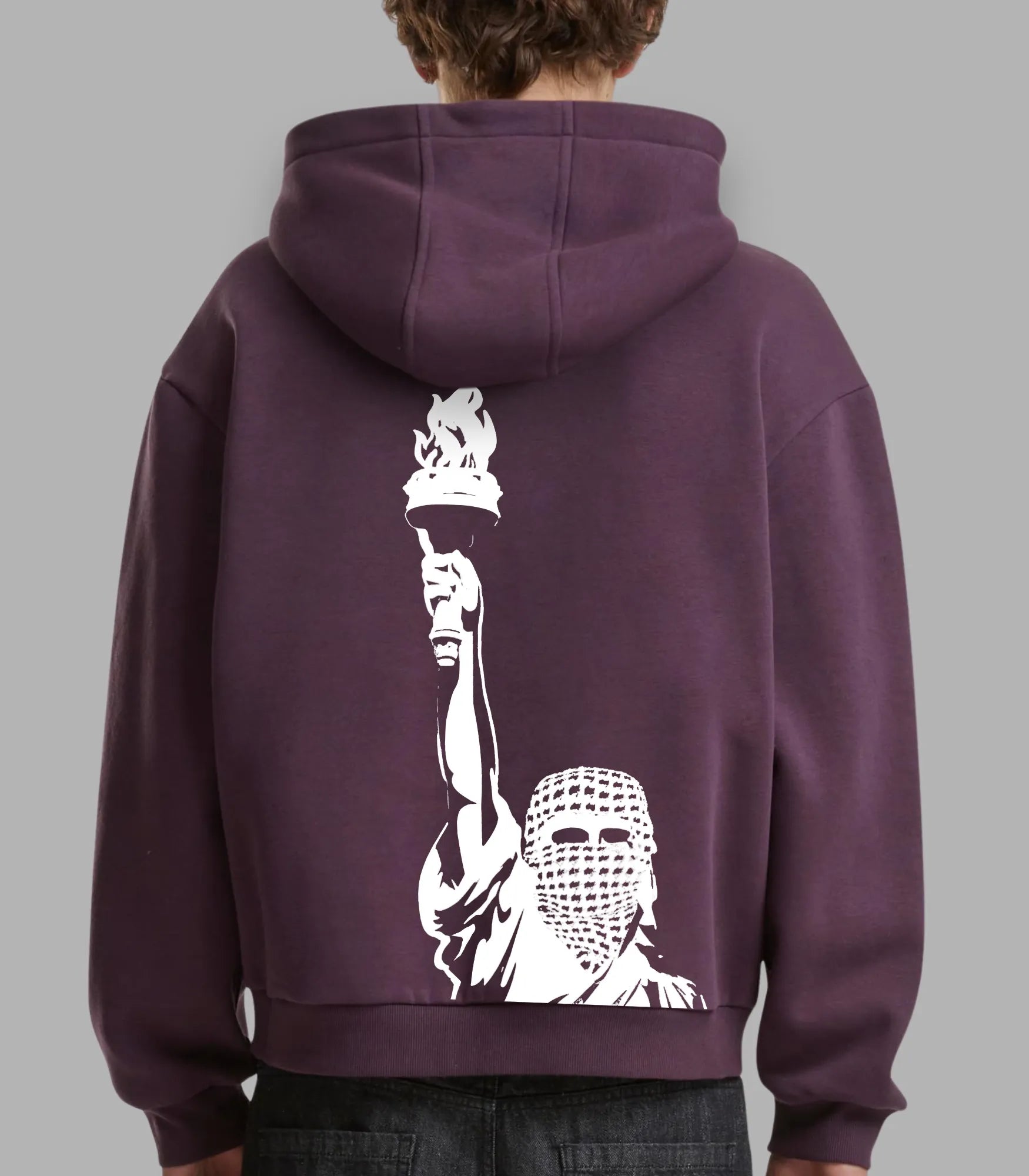 We Stand Palestine Oversized Kapuzenpullover – Vintage Style